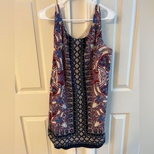 EUC Paisley Shift Dress / Size 12 / Large
